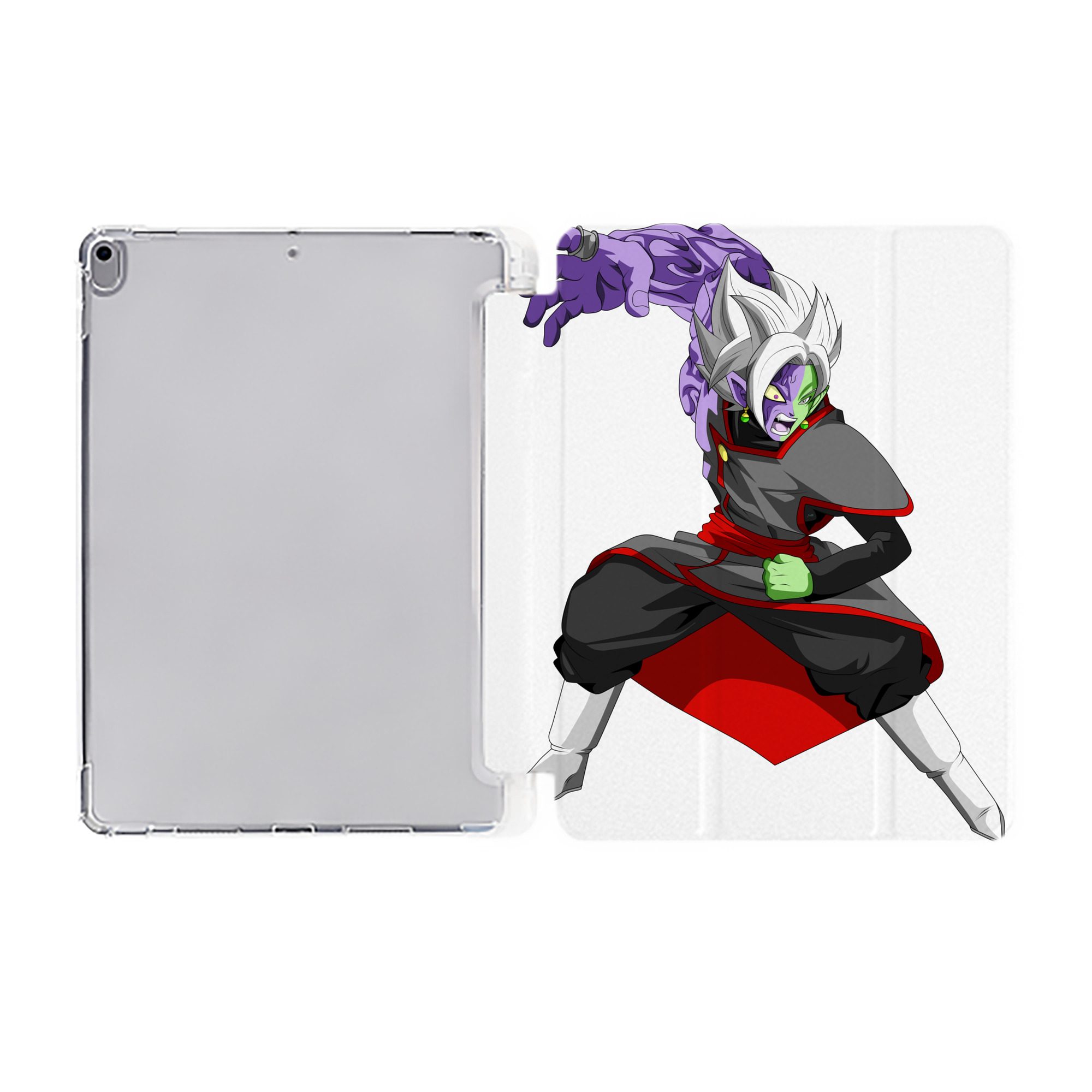 （画像用） ドラゴンボール ベジット DRAGON BALL Vegetto IPad ケース ペン収納付き 三つ折りスタンド PUレザー×シリコン 対応機種9.5/10.5/10.9インチ